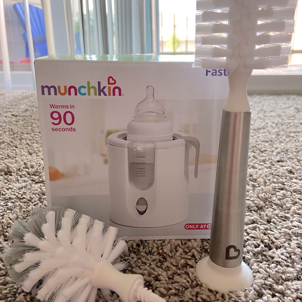 Munchkin Bundle Bottle Warmer Bottle Brushes